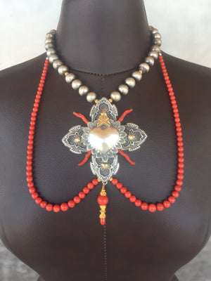 Albuquerque Museum Exhibition Jewelry From New Mexico Empress Isabel Necklace by Gregory Segura