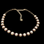 PN3 White Pearl and Ruby Necklace