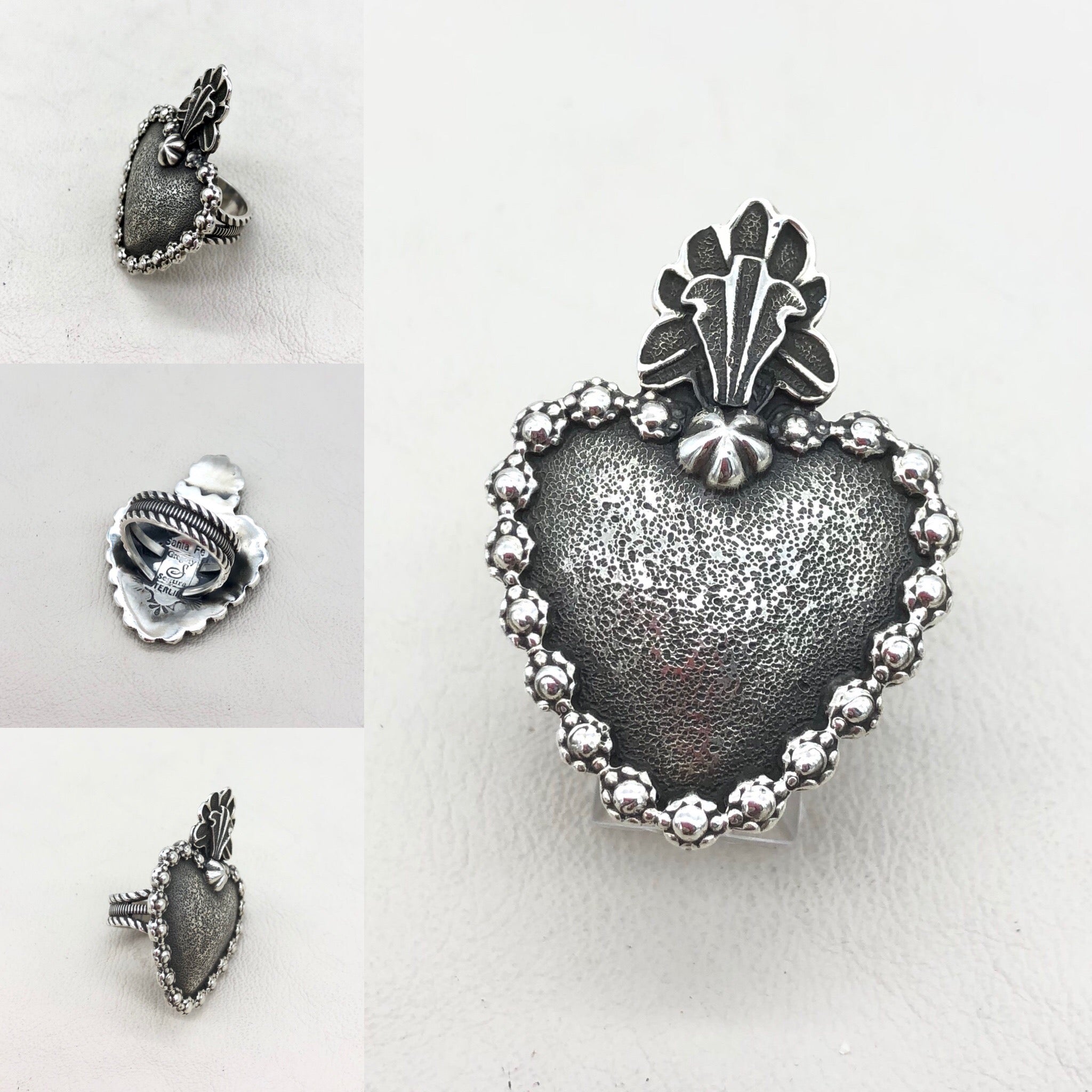 Poeh Heart Sterling Silver Ring