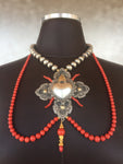 Empress Isabel Necklace by Award Winning Santa Fe Spanish Market Artist Gregory Segura for the Albuquerque Museum exhibition Jewelry from New Mexico June 2018