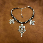 N202 Statement Cross Necklace
