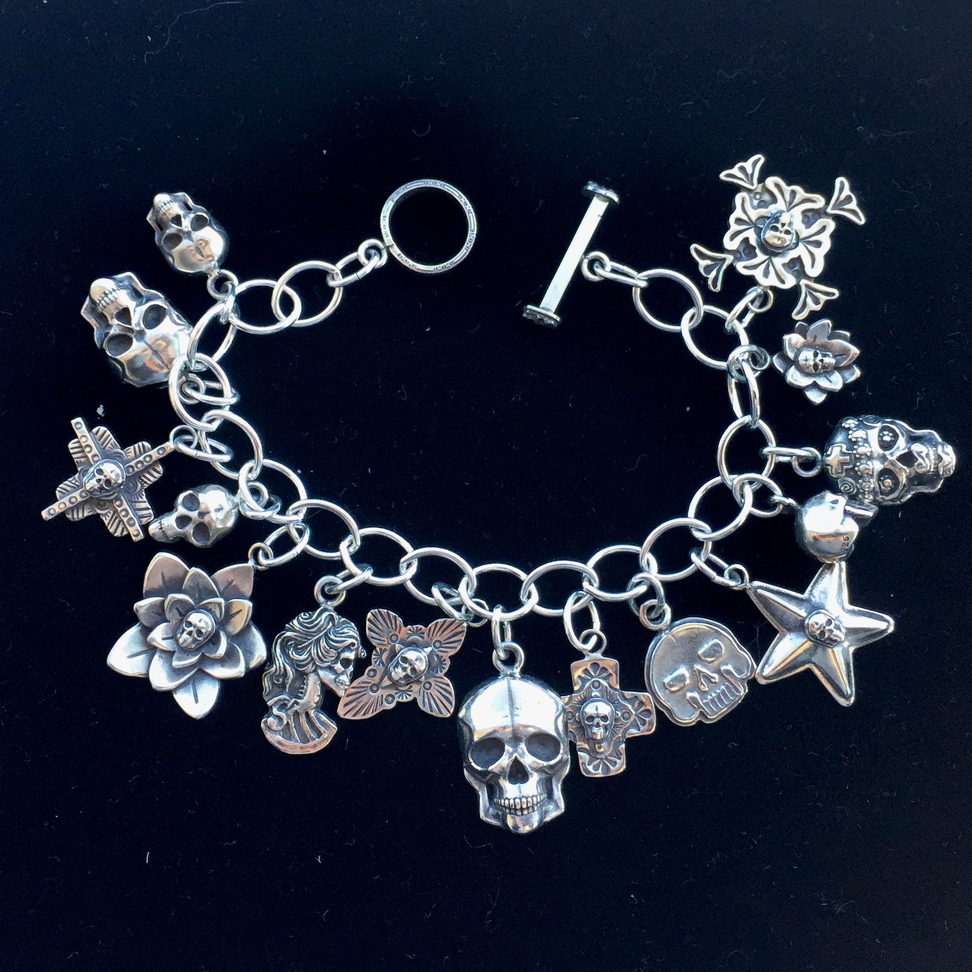 Sterling Silver Charm Bracelet - for Babies and Toddlers- BeadifulBABY