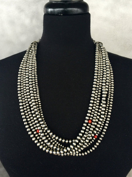 Navajo Pearls Necklace - 8mm Beads- Choose Your Length - Native American |  Native American Jewelry