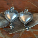 EH6AB Santa Fe Heart Taos Dangle Earrings