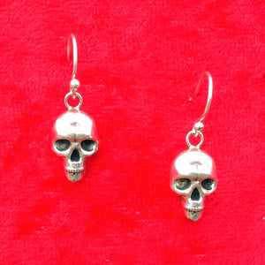 E20 Skinny Skull Earrings