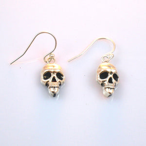 E20 Skinny Skull Earrings