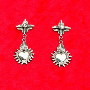 E132 Tesuque Mesilla Burning Earrings