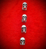 Set of 4 Skull Tuxedo Shirt Button Studs