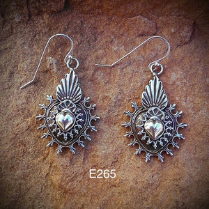 E265 Mesilla Taos Overlay Earrings