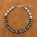 PN1 Black and White Pearl Necklace