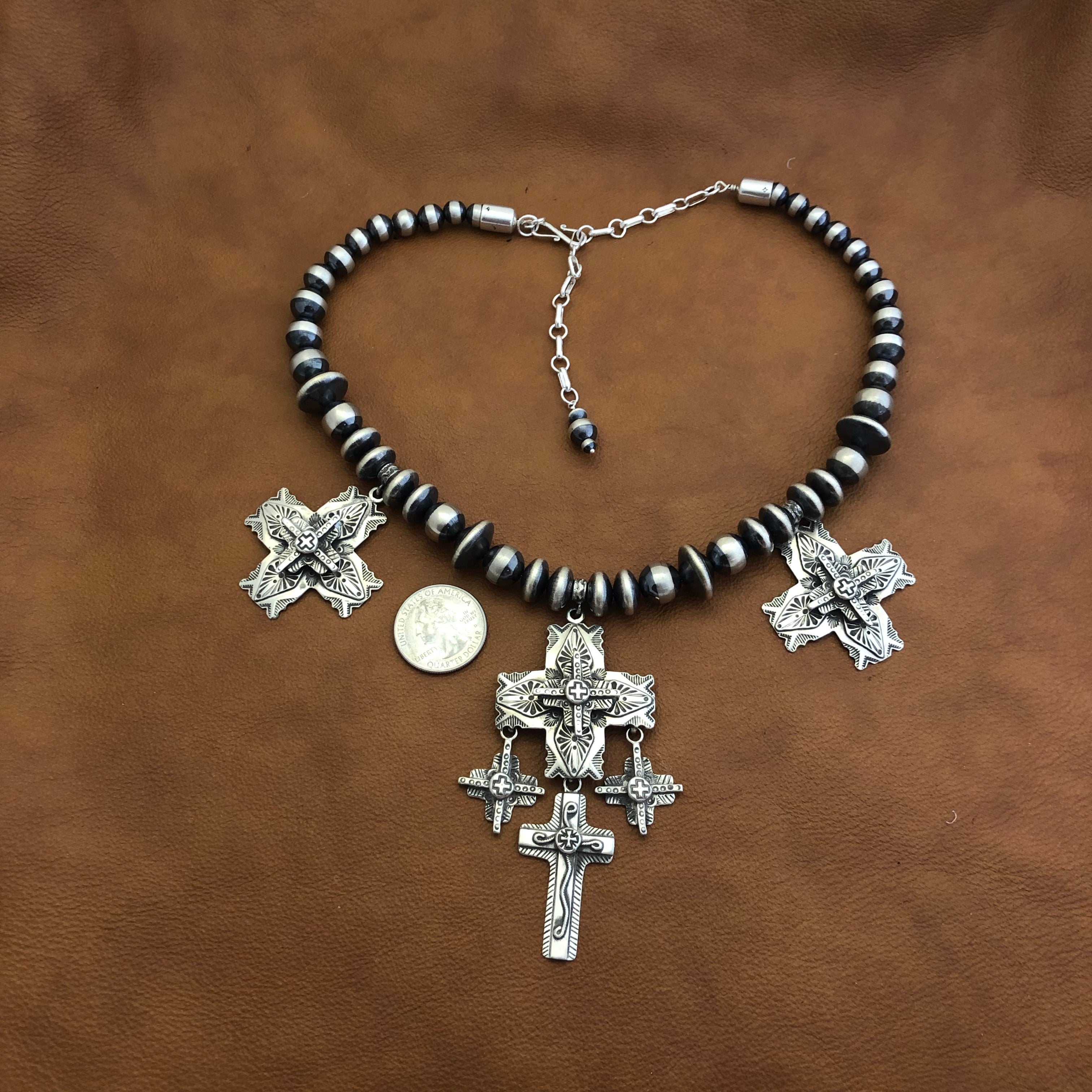 N202 Statement Cross Necklace